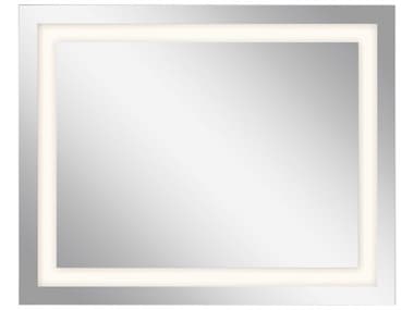 Elan Frosted 30''W x 24''H Rectangular LED Backlit Wall Mirror ELA83994