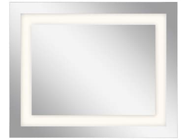 Elan Frosted 40''W x 32''H Rectangular LED Backlit Wall Mirror ELA83995