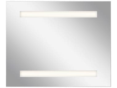 Elan Frosted 32''W x 26''H Rectangular LED Backlit Wall Mirror with Soundbar ELA83999