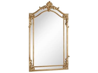 Elegant Lighting Antique 30''W x 48''H Gold & Clear Wall Mirror EGMR3342