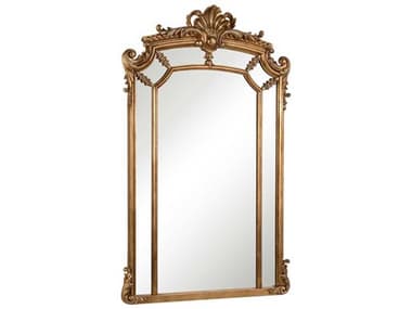 Elegant Lighting Antique 30''W x 48''H Gold & Clear Wall Mirror EGMR3344