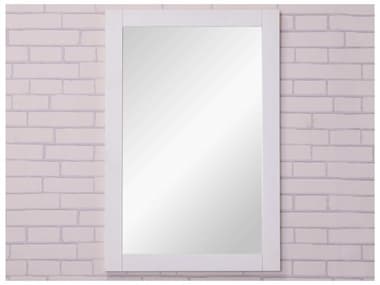 Elegant Lighting Aqua White 22''W x 32''H Rectangular Wall Mirror EGVM2001