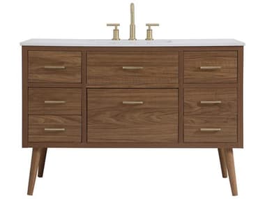 Elegant Lighting Boise 48" Walnut Brown Vanity EGVF41048WB