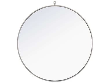 Elegant Lighting Eternity Silver 36'' Round Wall Mirror EGMR4063S