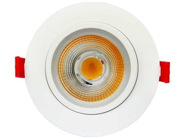 Elegant Lighting 4" Wide White LED Round Recessed Light EGRG41130K4PK