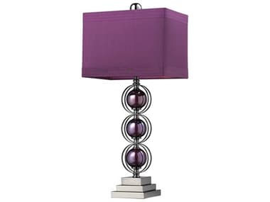 Elk Home Alva Black Nickel Purple LED Buffet Lamp EKD2232