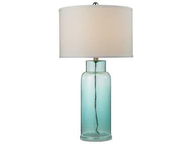 Elk Home Glass Bottle Seafoam Green LED Buffet Lamp EKD2622