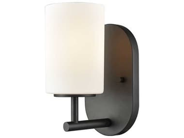 Elk Home Pemlico 9" Tall 1-Light Oil Rubbed Bronze Glass Wall Sconce EK571401