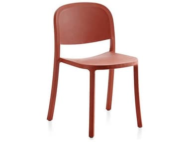 Emeco 1 Inch By Jasper Morrison Orange Side Dining Chair EME1INCHRECLAIMEDORANGE