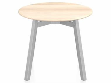 Emeco Su By Nendo Accoya / Clear Anodized 24'' Wide Round Dining Table EMESULTRD24ACC