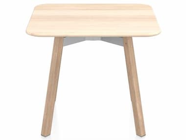 Emeco Su By Nendo Accoya / Reclaimed Oak 24'' Wide Square Dining Table EMESULTSQ24ACCWOOD