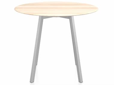 Emeco Su By Nendo Accoya / Clear Anodized 36'' Wide Round Dining Table EMESUTRD36ACC
