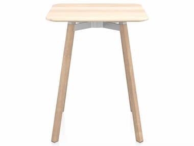 Emeco Su By Nendo Accoya / Reclaimed Oak 24'' Wide Square Dining Table EMESUTSQ24ACCWOOD