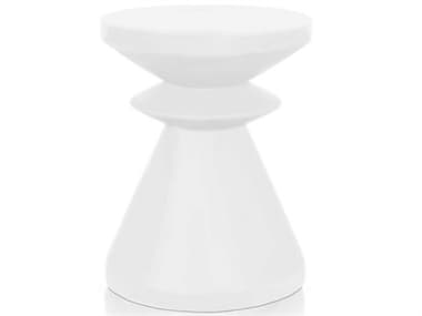 Essential For Living District Ivory 13'' Wide Round Pedestal Table ESL4612IVO