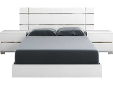 Essentials for Living Icon Wood Queen Platform Bed ESL2101WHG