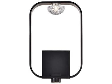 Eurofase Dagmar 13" Tall 1-Light Black Glass LED Wall Sconce EUL37076016