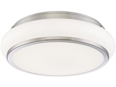 Eurofase Muir 1-Light Satin Nickel Round Flush Mount EUL30141018