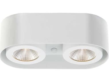 Eurofase Nymark 10" 2-Light White LED Round Flush Mount EUL33617015