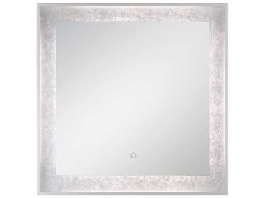 Eurofase Silver 32'' Square Edge Lit LED Wall Mirror EUL33831015
