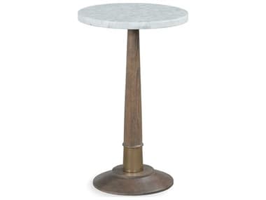 Fairfield Chair Provence 16" Round Marble Sandstone End Table FFC811988