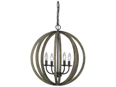 Feiss Allier 4 - Light Globe Chandelier FEIF29354WOWAF