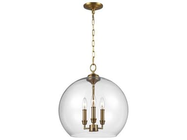 Feiss Lawler 3 - Light Globe Chandelier FEIF31553BBS