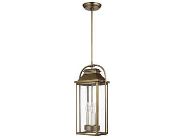 Feiss Wellsworth 3 - Light Outdoor Ceiling Light FEIOL13209PDB