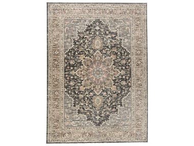 Feizy Rugs Grayson Gray / Charcoal Rectangular Area Rug FZ3578FGRAYCHARCOAL