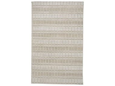 Feizy Rugs Odell Tan / Silver Rectangular Area Rug FZ6385FTANSILVER