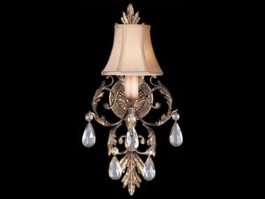 Fine Art Handcrafted Lighting A Midsummer Nights Dream 20" Tall Brown Crystal Wall Sconce FA163150ST