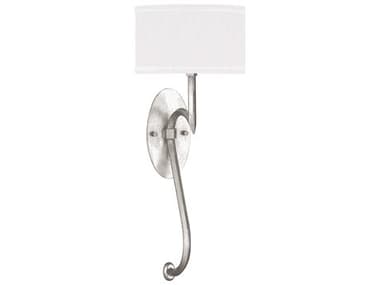 Fine Art Handcrafted Lighting Allegretto 22" Tall 1-Light Silver Leaf Wall Sconce FA784650SF41