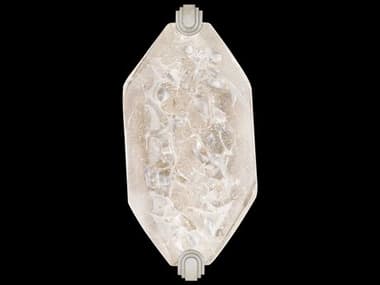 Fine Art Handcrafted Lighting Allison Paladino 14" Tall Silver Leaf Glass LED Wall Sconce FA8727501ST