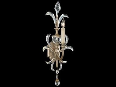 Fine Art Handcrafted Lighting Beveled Arcs 29" Tall Silver Crystal Wall Sconce FA704950ST