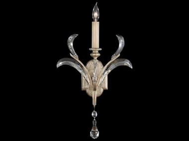 Fine Art Handcrafted Lighting Beveled Arcs 25" Tall Silver Crystal Wall Sconce FA705150ST