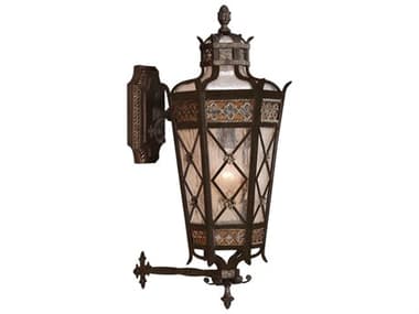 Fine Art Handcrafted Lighting Chateau Outdoor 403481ST Four-Light Outdoor Wall Light FA403481ST