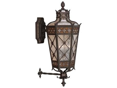 Fine Art Handcrafted Lighting Chateau Outdoor 403681ST Four-Light Outdoor Wall Light FA403681ST