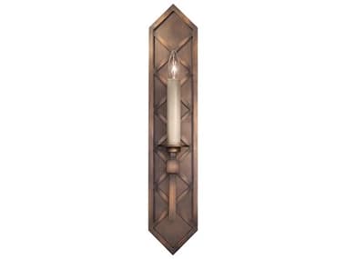 Fine Art Handcrafted Lighting Cienfuegos 25" Tall 1-Light Antique Bronze Wall Sconce FA8895501ST