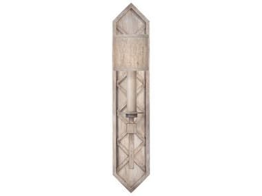Fine Art Handcrafted Lighting Cienfuegos 25" Tall 1-Light Weathered Gray Patina Wall Sconce FA88955021ST