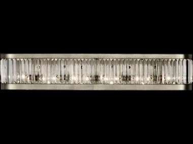 Fine Art Handcrafted Lighting Crystal Enchantment 38" Wide Silver Vanity Light FA706650ST