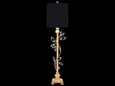 Fine Art Handcrafted Lighting Crystal Laurel Gold Leaf Buffet Lamp FA752915SF34