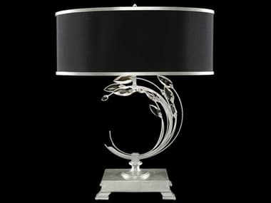Fine Art Handcrafted Lighting Crystal Laurel Silver Leaf Buffet Lamp FA771510SF42