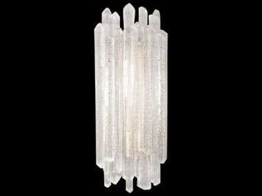 Fine Art Handcrafted Lighting Diamantina 16&quot; Tall 2-Light Silver Crystal Wall Sconce FA887550ST