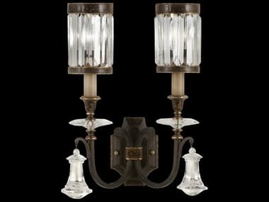 Fine Art Handcrafted Lighting Eaton Place 19" Tall Clear Crystal Wall Sconce FA583050ST