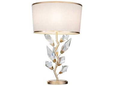 Fine Art Handcrafted Lighting Foret Gold Leaf Crystal LED Buffet Lamp FA9080102ST