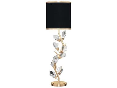 Fine Art Handcrafted Lighting Foret Gold Leaf Crystal LED Buffet Lamp FA90881521ST