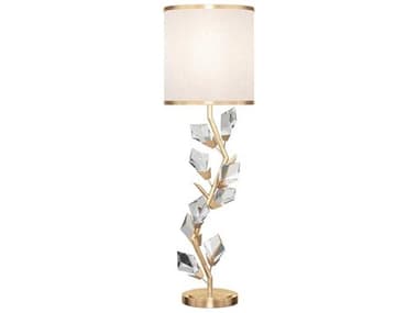 Fine Art Handcrafted Lighting Foret Gold Leaf Crystal LED Buffet Lamp FA9088152ST