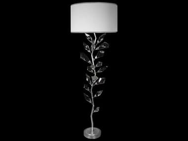 Fine Art Handcrafted Lighting Foret 71" Tall Silver Crystal Floor Lamp FA9092201ST