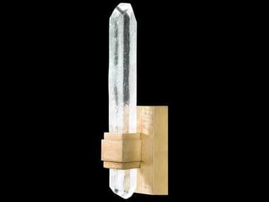 Fine Art Handcrafted Lighting Lior 14" Tall 2-Light Gold Leaf Glass LED Wall Sconce FA8826502ST