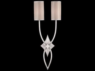 Fine Art Handcrafted Lighting Allegretto 31" Tall Silver Wall Sconce FA437450ST