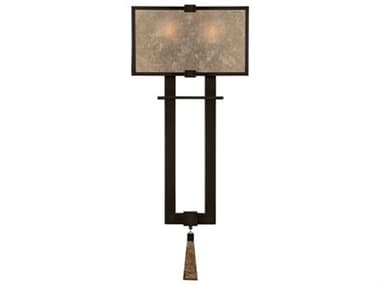 Fine Art Handcrafted Lighting Singapore Moderne 24" Tall Bronze Wall Sconce FA600550ST